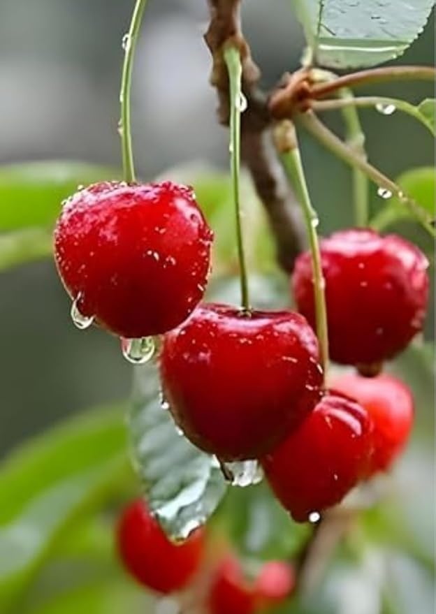 PlantExotic Sweet Red Barbados Cherry Healthy live Fruit Plant for Home Garden Tree Fruit Plant Pack of 1 in Grow Bag (Fruit Plant Height-2Ft To 3 Ft)