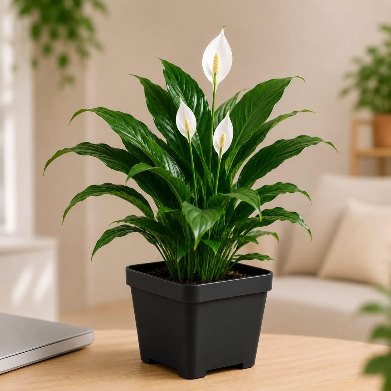 White Peace Lily (Spathiphyllum) Live Plant