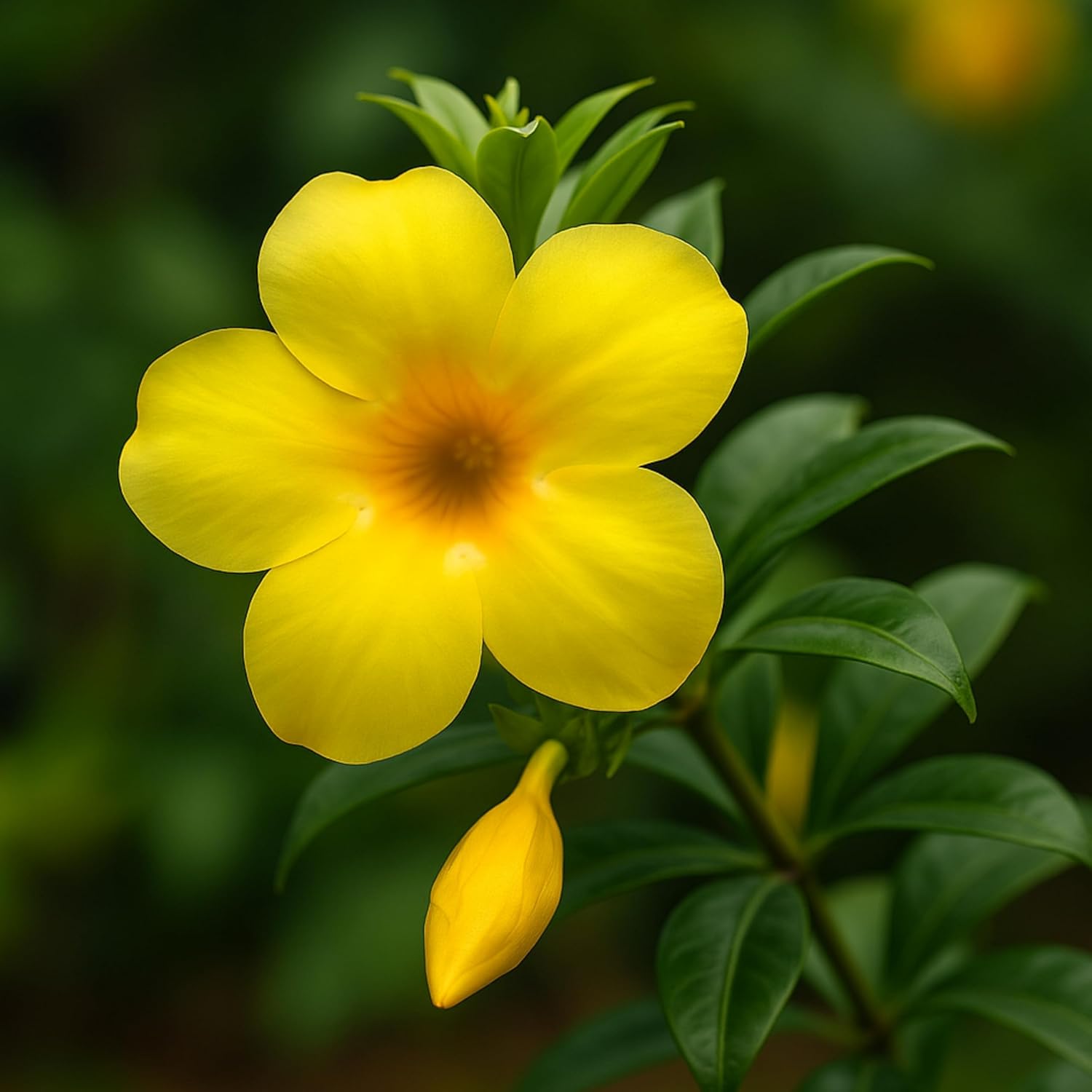 Allamanda Yellow (Golden Trumpet) Live Flowering Plant | Round The Year Bloomer
