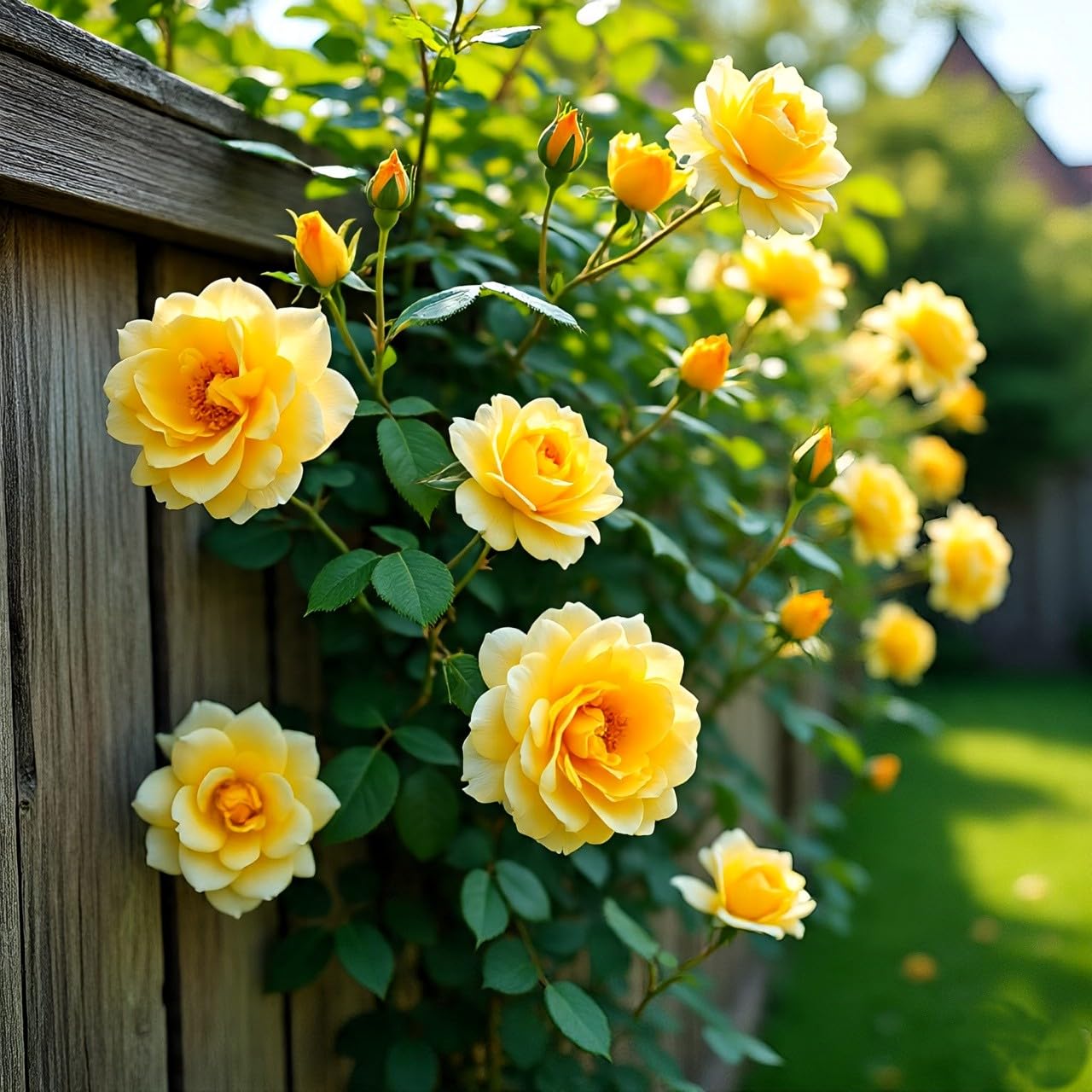 Climbing Rose Yellow